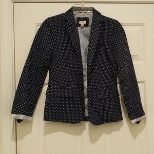 J. Crew Polka Dot Blazer